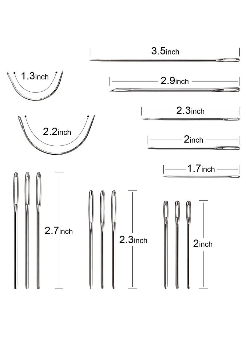 Embroidery Patterns Punch Needle Kit Craft Tool Embroidery Pen Set Multi Color 29Pcs - Image 2