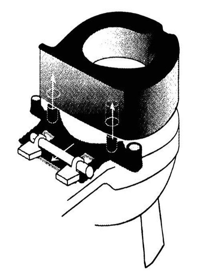 SP Ableware Bolt-Down Lok-In-El Bracket for Elongated Elevated Toilet Seats (725950001) - Image 2