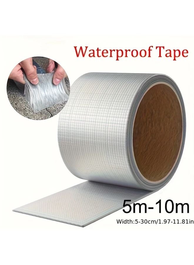 Heavy Duty Waterproof Tape 50mm x 3m High Temperature Resistance 280F Aluminum Foil Butyl - Image 2