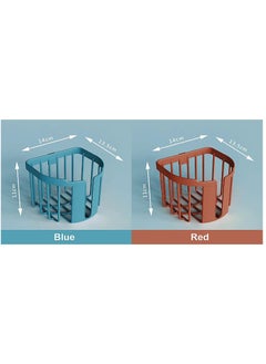 AG E-Com AG ECom Toilet Paper Holder BathroomKitchen Self Adhesive Sticker Tissue Roll Wall Mounted Pack of 1  - Image 3