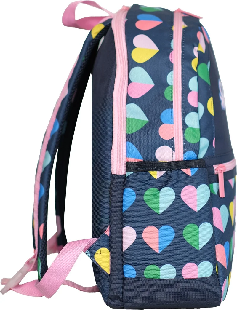 UNITED COLORS OF BENETTON . Mini Heart Patterned Girls Backpack