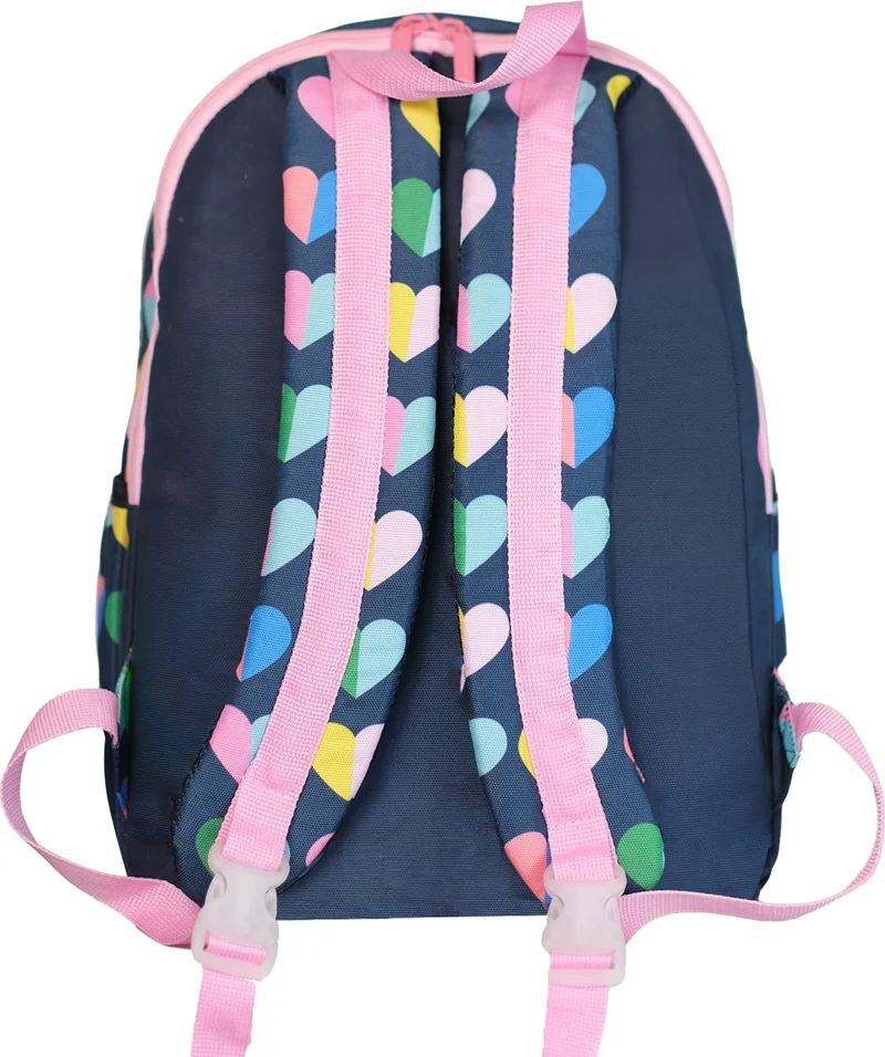 UNITED COLORS OF BENETTON . Mini Heart Patterned Girls Backpack