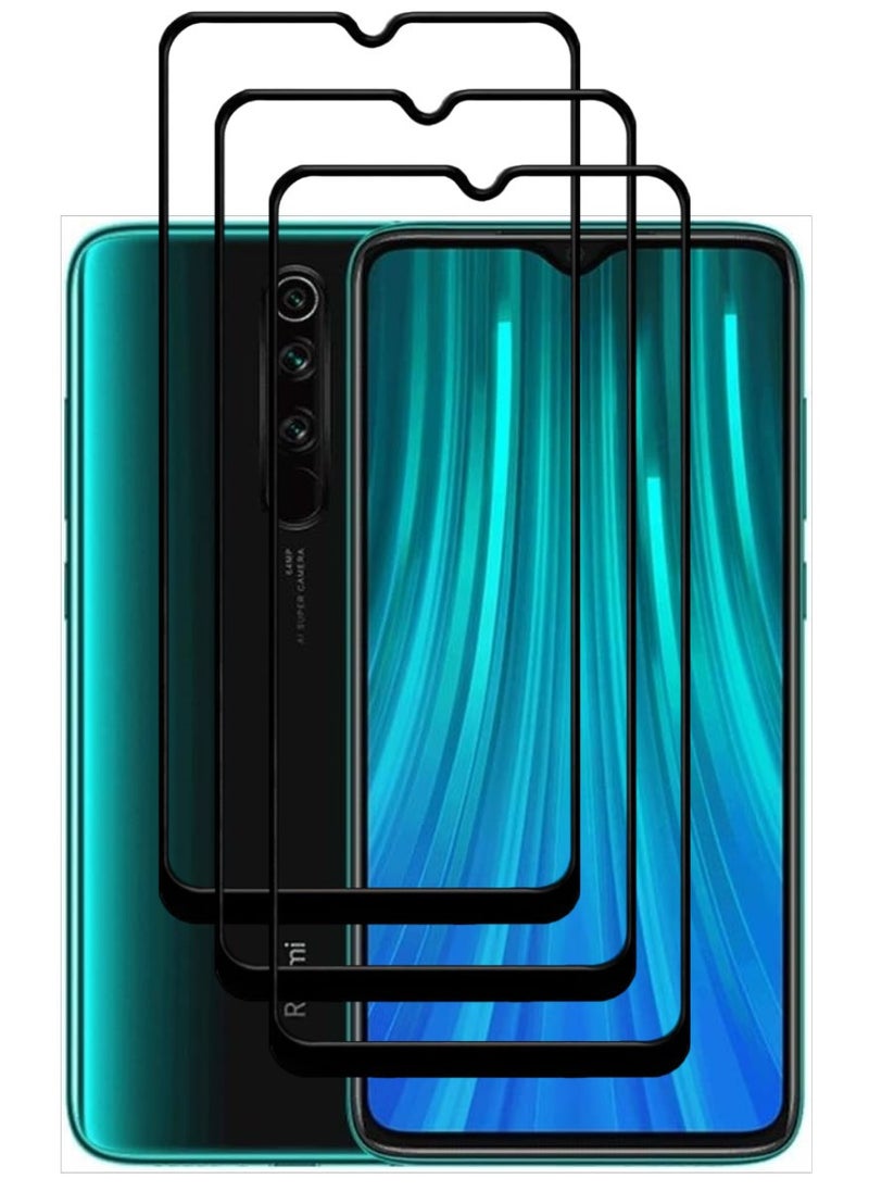 ACLIX 3 Pieces Antistatic ESD Dustproof Premium Quality High Definition Tempered Glass Screen Protector Designed For Xiaomi RedmiNote 8 Pro - Image 1