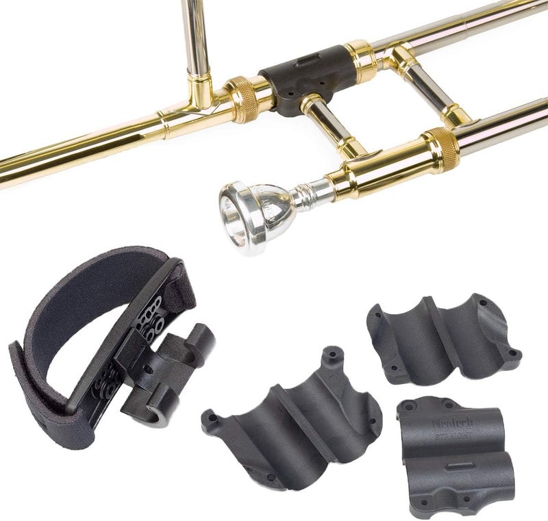 Neo Tech Trombone Hand Grip – Adjustable Neoprene Hand Support for Bass Trombone | Ergonomic Grip Rest for Comfort & Control – Black, Made in USA - Image 4