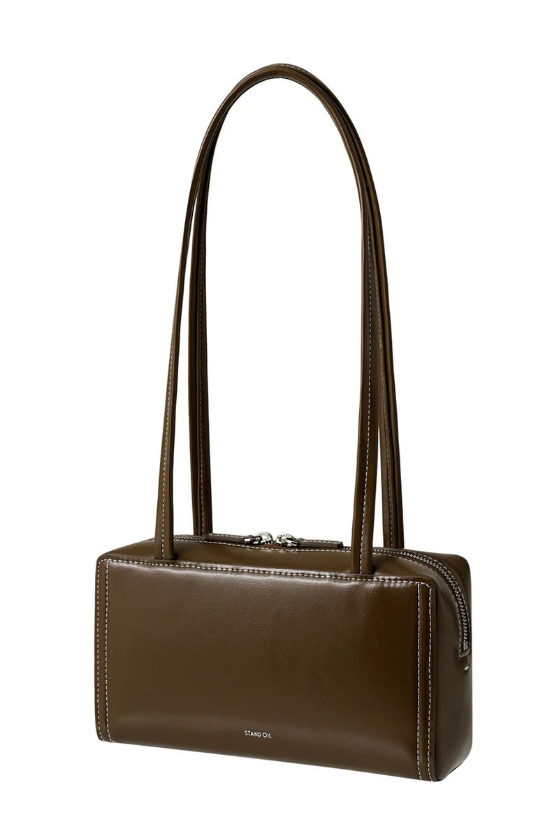 ستاند حقيبة كتف من الجلد مع حزام كتف - Image 3