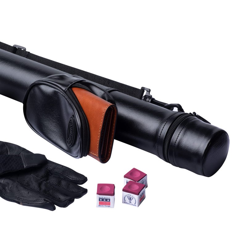 Casemaster Q-Vault Supreme Billiard/Pool Cue Hard Case, Holds 1 Complete 2-Piece Cue (1 Butt/1 Shaft), Black - Image 3