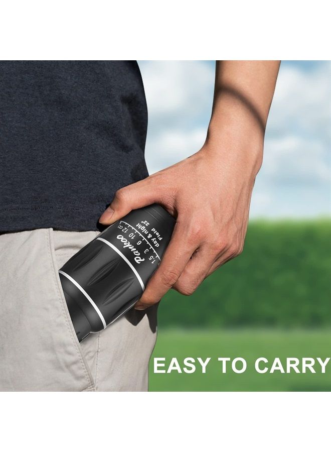 Pankoo 16X52 Monocular Telescope High Powered for Adults, 2023 Power Prism Compact Monoculars for Adults Kids,HD Monocular Scope for Gifts, Outdoor Activity,Bird Watching,Hiking,Concert,Travelling - Image 5