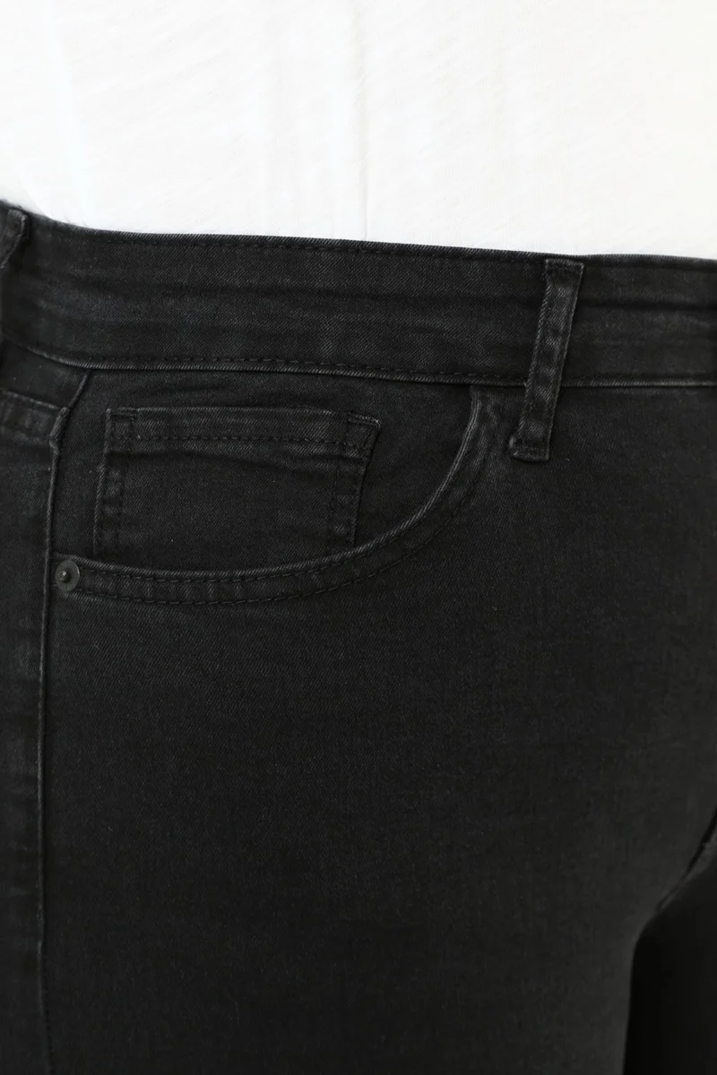 Cedy Denim WOMEN PLUS SIZE HIGH WAIST LYCRA SLIMFIT JEANS SHORTS-C606