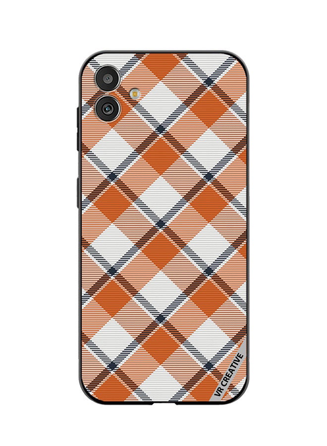 VR CREATIVE Protective Case Cover For Samsung Galaxy F14 Check Texture Design Multicolour - Image 1