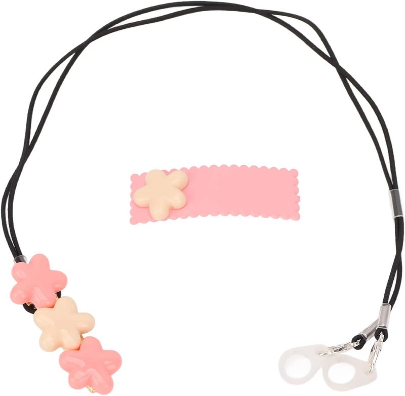 klarako Hearing Amplifiers Lanyard Clip, Hearing Amplifiers Clips Rope with 3 Flowers, Hearing Tools Accessories for Work Gardening Sports (Both Ears) Both Ears - Image 3