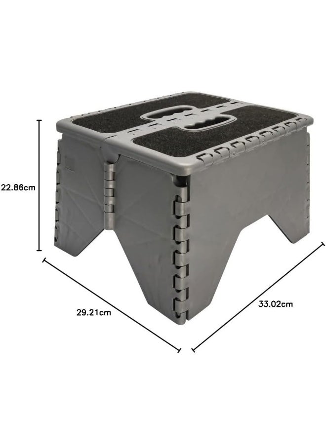 Camco Camco 43635 Plastic Folding Step Stool with Non-Skid - Silver - Image 3