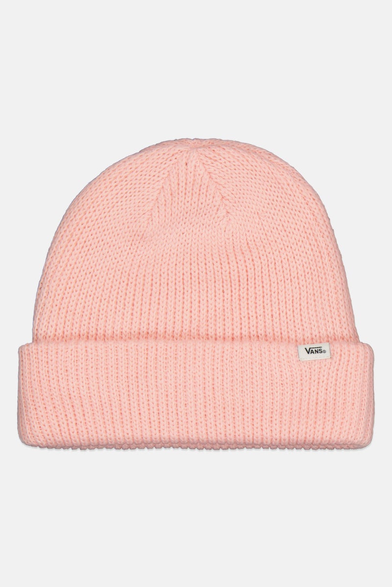 VANS Women Brand Logo Core Basic Beanie, Powder Pink - Image 1