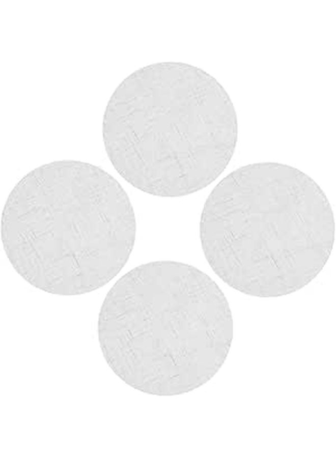 4 Pack 10cm Round Fabric Ceiling Light Diffuser Shade Soft Eye Protection Cover - Image 1