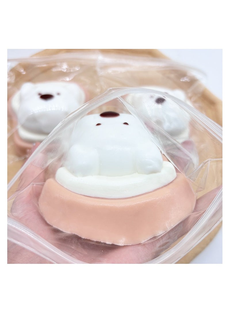 general Toast Dog Squeeze Toy, Sensory Annoyance Toy for Stress Relief, Taba Squishy, Pinch Family Squishy, Fingertip Toys for Adults and Children - Image 2