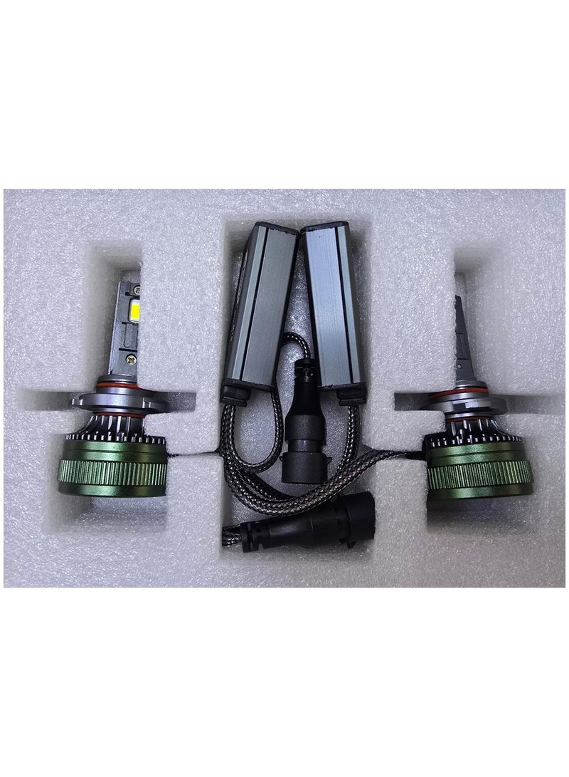 رايموس مصباح أمامي LED Raymos 9005 RM8 Pro Max - 75 واط، 15000 لومن، درجة حرارة اللون 6000 كلفن - Image 1
