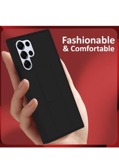 Houmt Samsung Galaxy S25 Ultra Case Cover Magnetic Car Mount Case Finger Grip holder Multi-function Shockproof Protective Cover Samsung Galaxy S25 Ultra 6.9-inch  - Image 4