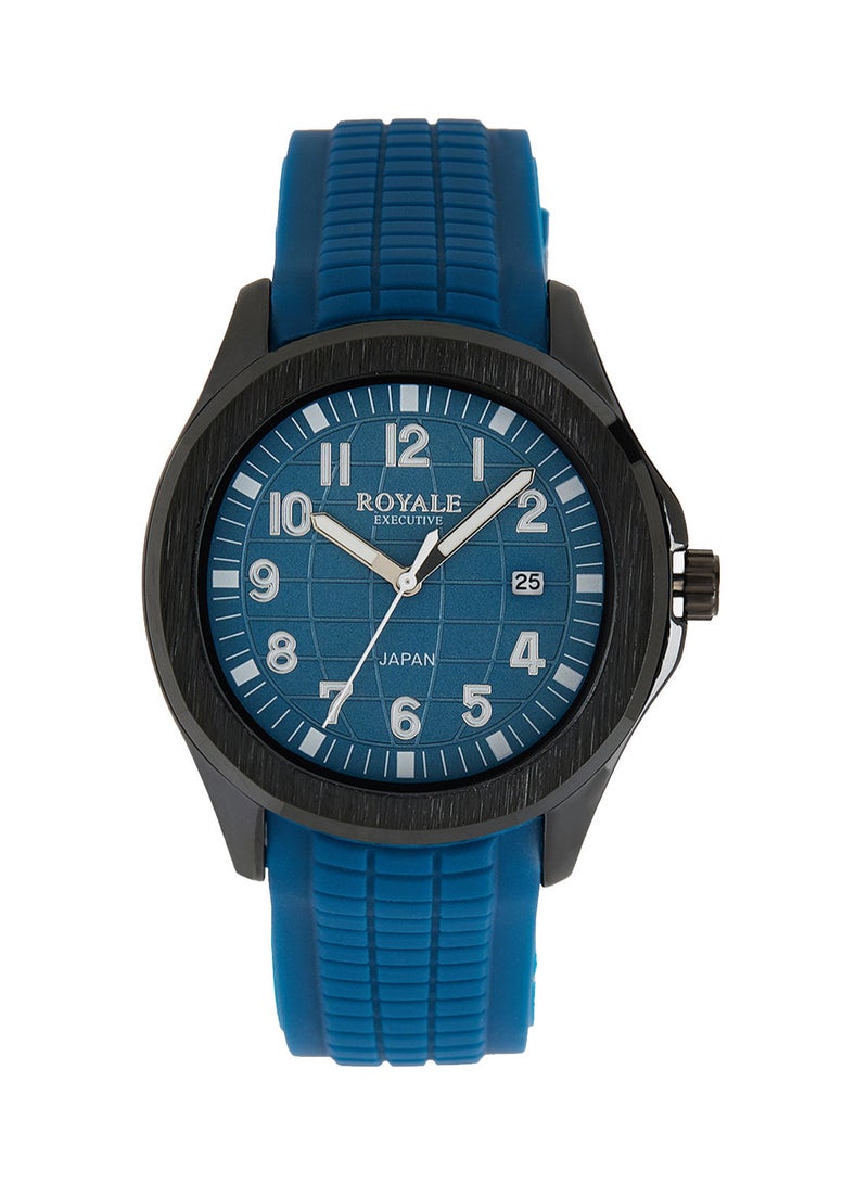 Royale Executive Men's Classic Rubber Strap Watch - Image 1