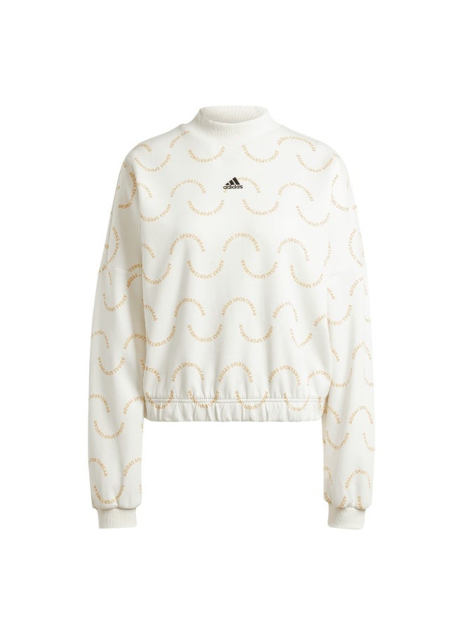 Adidas adidas W Res Swt White Training Sweatshirts 2XS  - Image 2