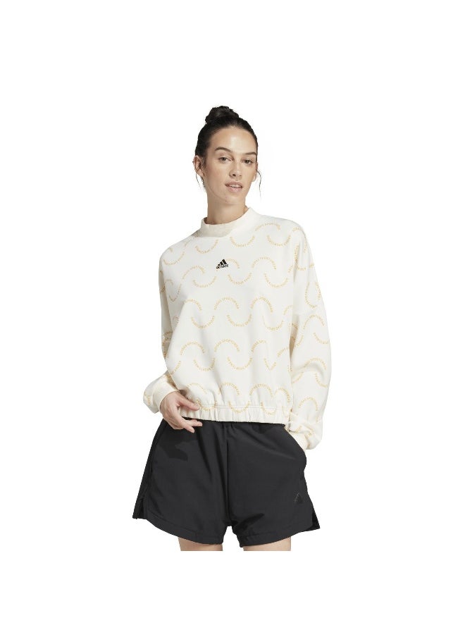 Adidas adidas W Res Swt White Training Sweatshirts 2XS  - Image 3