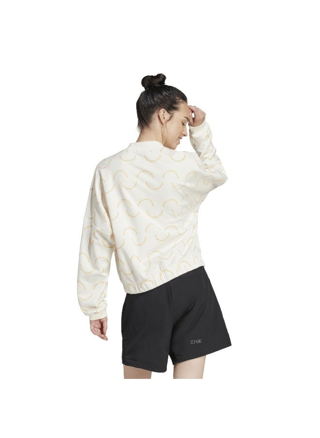 Adidas adidas W Res Swt White Training Sweatshirts 2XS  - Image 5