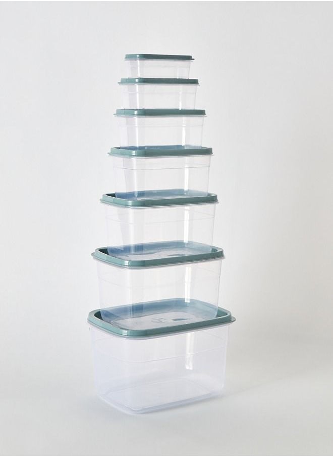 Home Box - مجموعة حاويات سبيكترا زمردية 7 قطع سعة 4900 مل - Image 1