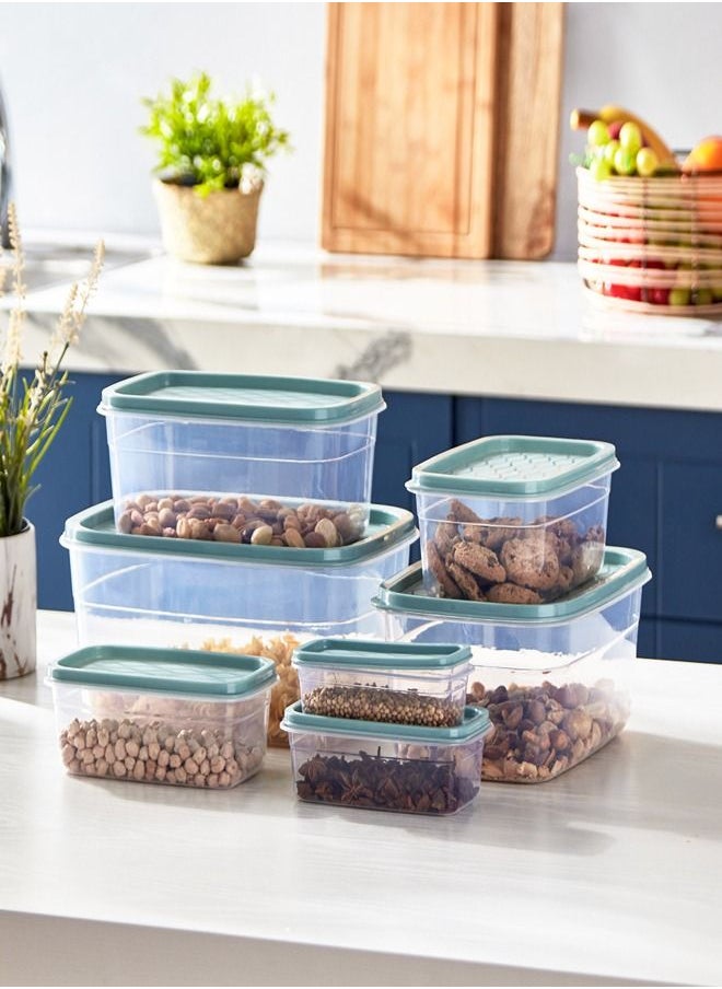 Home Box - مجموعة حاويات سبيكترا زمردية 7 قطع سعة 4900 مل - Image 1