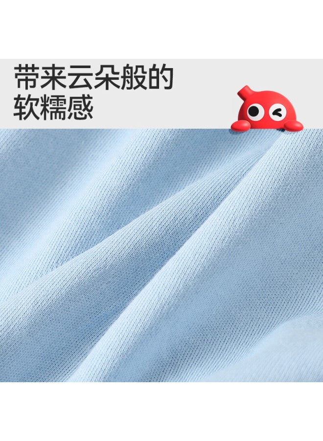 Hodo Children's Thermal Underwear, Pure Cotton, Antibacterial, Anti-mite, Autumn Top And Pants, Class A, For Older Children, 100% Cotton Thermal Underwear Set