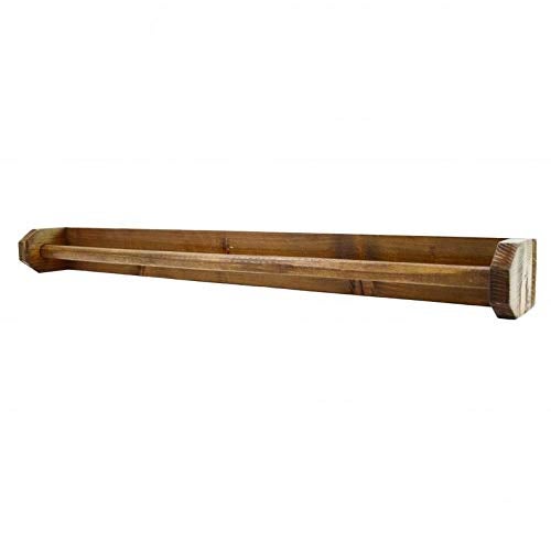 Vm decor Towel Rail Wall Mounted Wooden Towel Rack Bathroom Towels Holder 73 cm - Image 1
