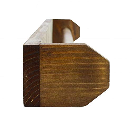 Vm decor Towel Rail Wall Mounted Wooden Towel Rack Bathroom Towels Holder 73 cm - Image 4