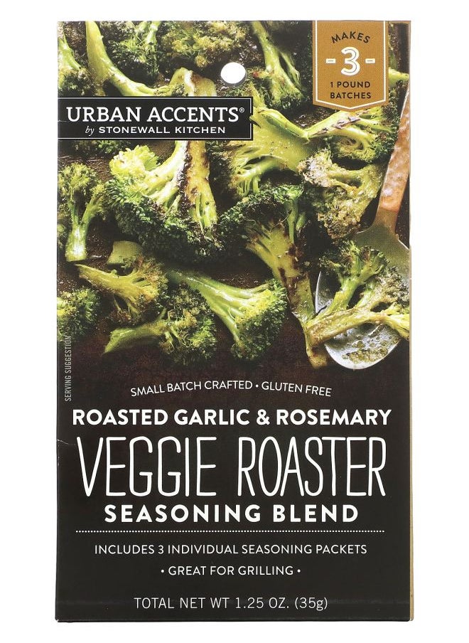 URBAN ACCENTS Veggie Roaster Seasoning Blend Roasted Garlic & Rosemary 1.25 oz (35 g) 