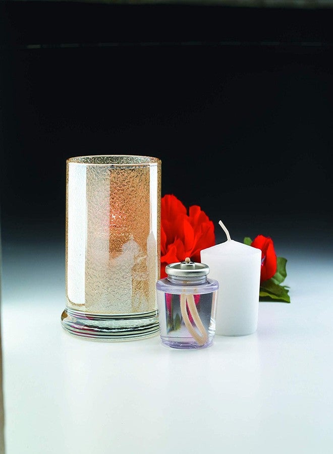 D'light Online Liquid Wax Disposable Clear Plastic Fuel Cells Liquid Votives - Dripless Liquid Candle, Smokeless Clean Burning (15 Hour Clear Fuel Oil Candles, 96 Pack - Easy to Open Packaging) - Image 5