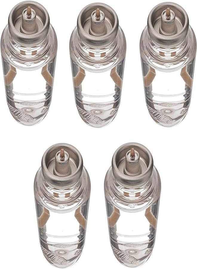 D'light Online Liquid Wax Disposable Clear Plastic Fuel Cells Liquid Votives - Dripless Liquid Candle, Smokeless Clean Burning (15 Hour Clear Fuel Oil Candles, 96 Pack - Easy to Open Packaging) - Image 1