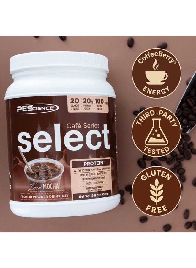 PEScience Select Cafe Protein Coffee Flavored Powder, Iced Mocha, 100mg Caffeine, 20g Iced Protein Coffee Powder or Creamer, 20 Servings - Image 4
