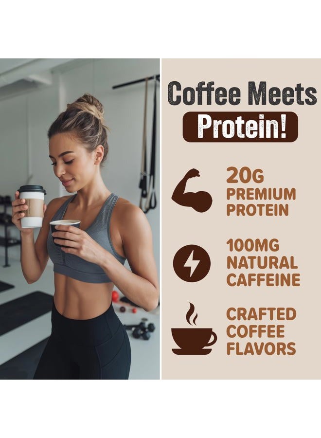 PEScience Select Cafe Protein Coffee Flavored Powder, Iced Mocha, 100mg Caffeine, 20g Iced Protein Coffee Powder or Creamer, 20 Servings - Image 3