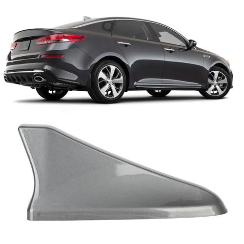 Generic Qiilu Car Shark Fin Antenna Cover, Shark Fin Roof Antenna Cover 96219 D5000EBQK Roof Antenna Aerial Shell Replacement for Hyundai Elantra Sedan(Silver)  - Image 1
