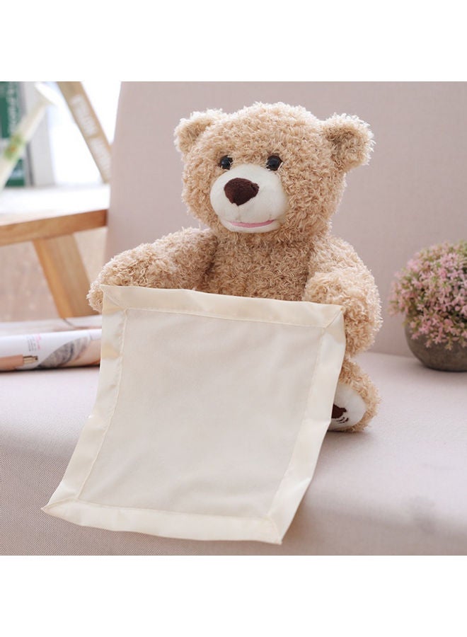 NIBEMINENT Electric Hide And Seek Shy Peep Teddy Bear Plush Toy - Image 2