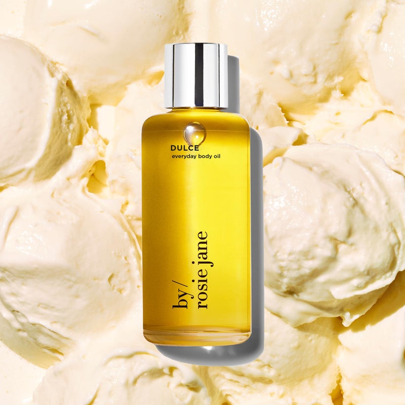 By Rosie Jane Everyday Body Oil (Dulce Fragrance) - Vanilla, Hinoki Wood & Nude Musk Scented Body Care with Sunflower, Olive & Rosehip Seed Oil to Hydrate and Nourish Dry Skin (5 fl oz) - Image 4