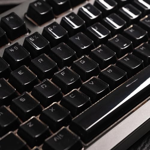 Mintcaps Keycaps, Crystal Jelly Black Keycaps, Shine Through Translucent Custom Keyboard Keycap Set 134Keys, OEM Profile Keyboard Key caps for 60%/65%/75%/80%/100% Cherry Gateron MX Mechanical - Image 2