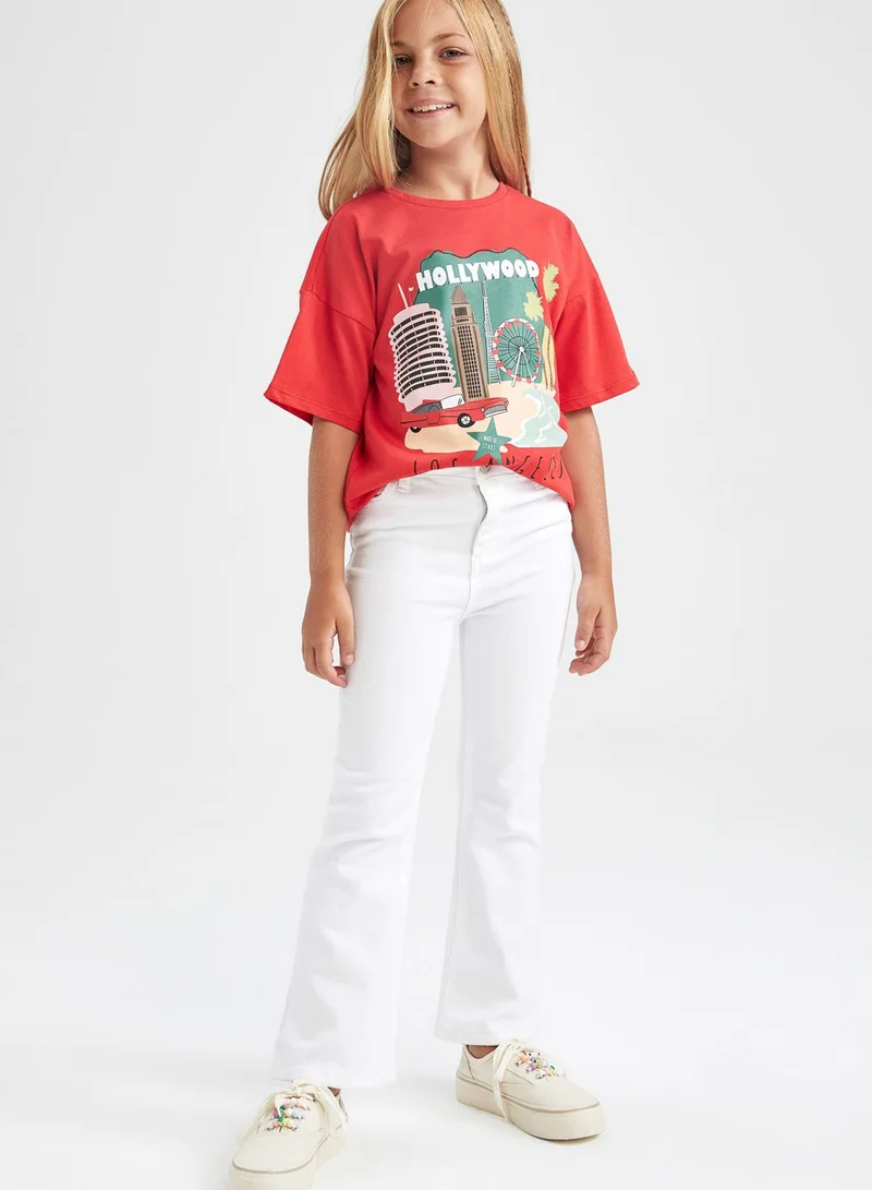 DeFacto Kids Mid Wash Straight Fit Jeans