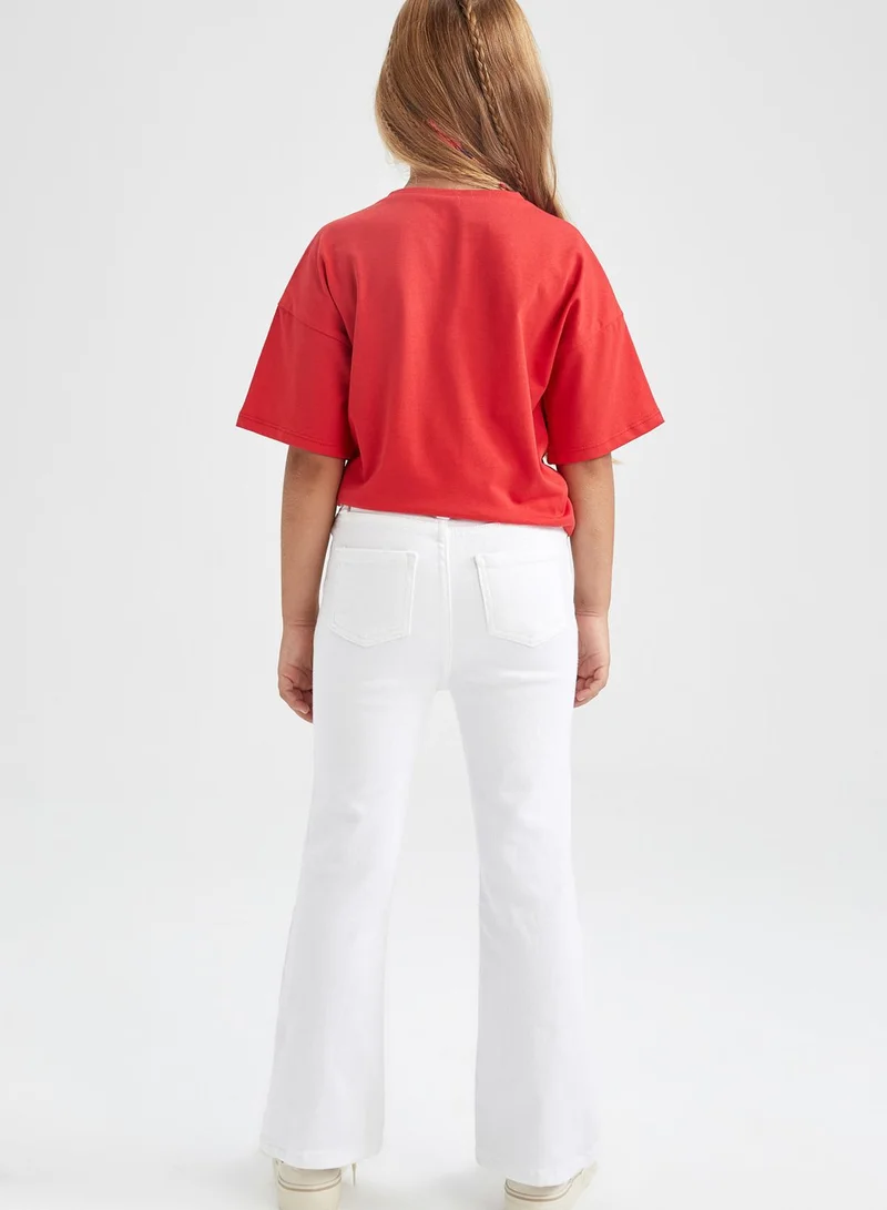 DeFacto Kids Mid Wash Straight Fit Jeans
