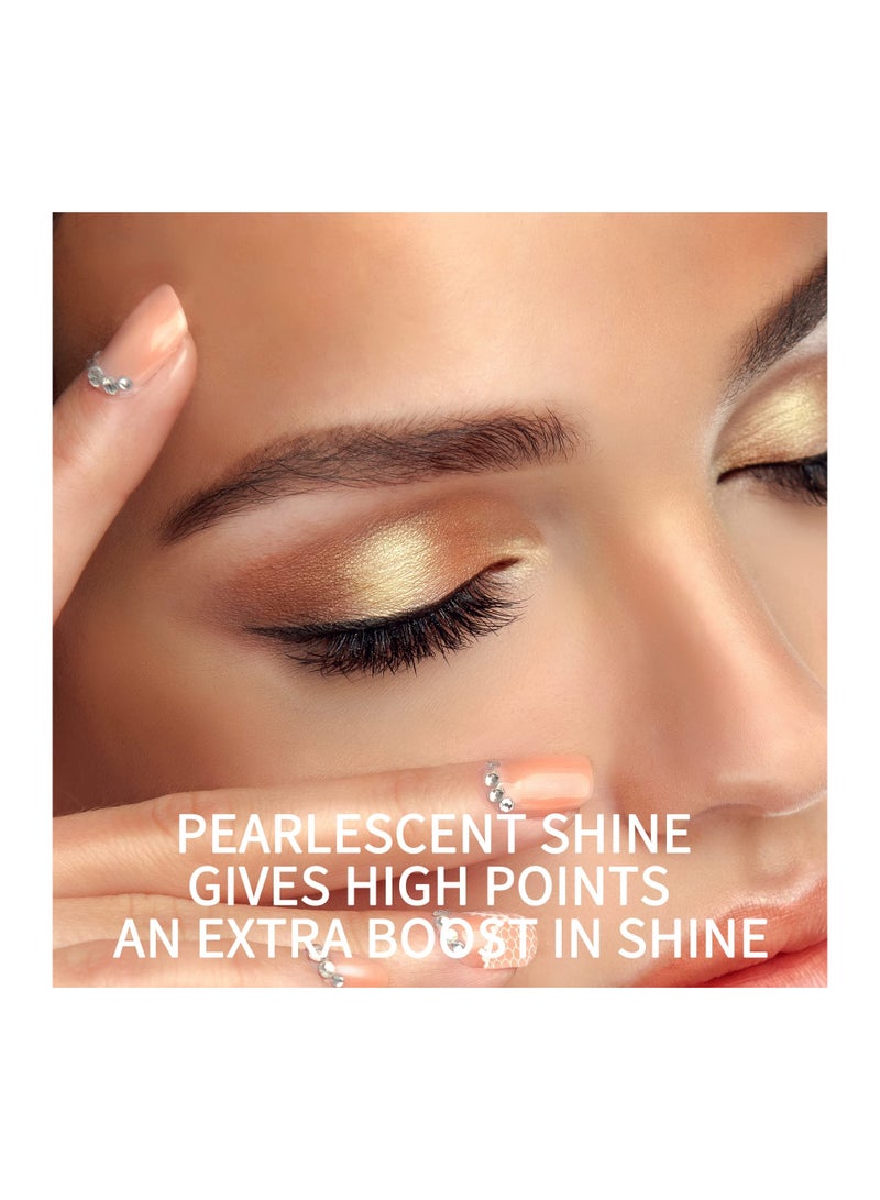 Liquid Glitter Eyeshadow - Quick-Drying, Non-Sticky Shimmer Cream for Long-Lasting, Waterproof, Blendable Brightening Highlighter Makeup. Perfect for a Shiny Eye Look! - Image 5