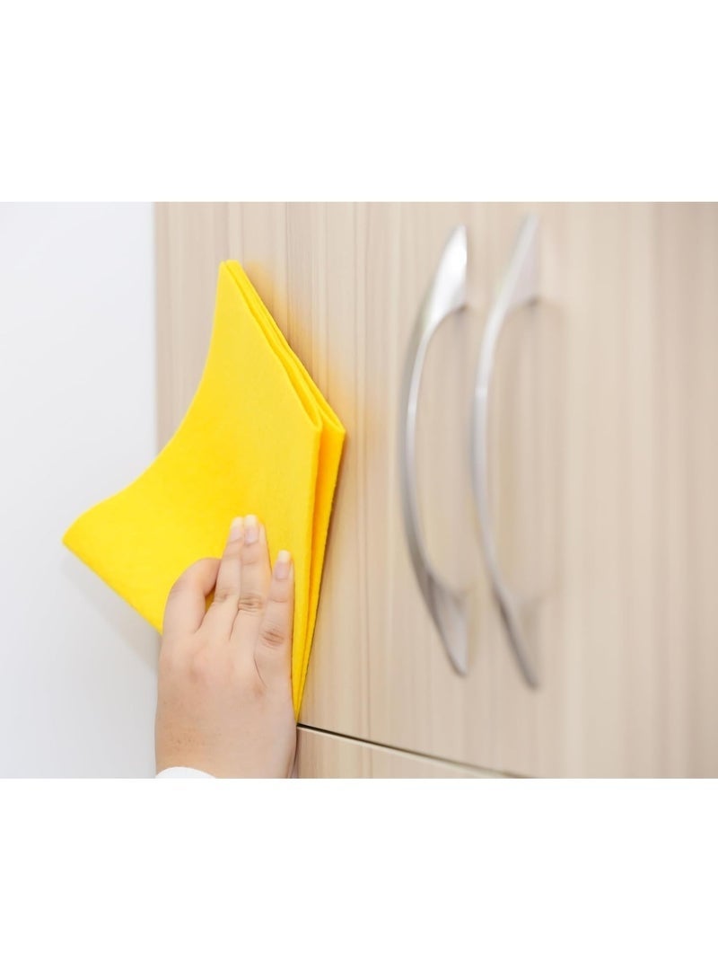 Premium 20PCS Microfiber Cleaning Towels 20×20 cm – High Absorption, Reusable, Non-Shedding Towels for Kitchen, Bathroom, Car, Glass, Electronics, and Marble Surfaces - Image 3