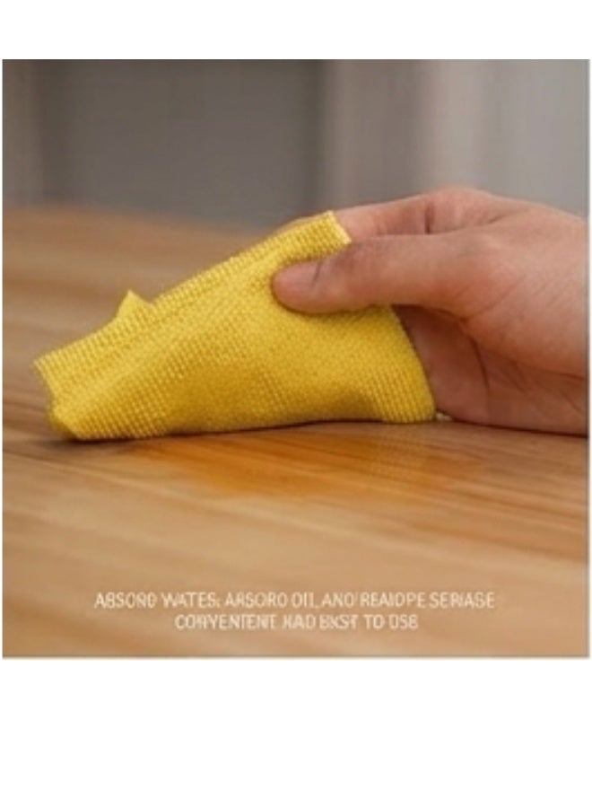 Premium 20PCS Microfiber Cleaning Towels 20×20 cm – High Absorption, Reusable, Non-Shedding Towels for Kitchen, Bathroom, Car, Glass, Electronics, and Marble Surfaces - Image 5