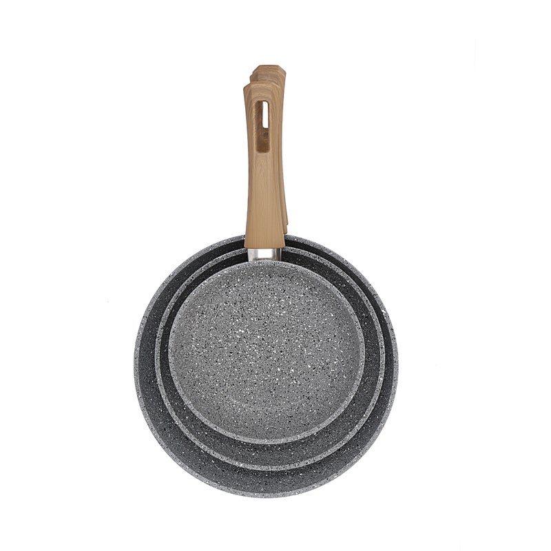 ألبرتو طقم مقالي جرانيت 3 قطع باللون الرمادي من البرتو - Image 3