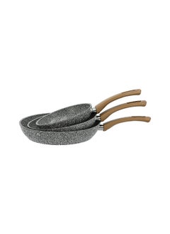 ALBERTO Alberto  Granite Fry Pan Set 3 Pcs  - Image 3