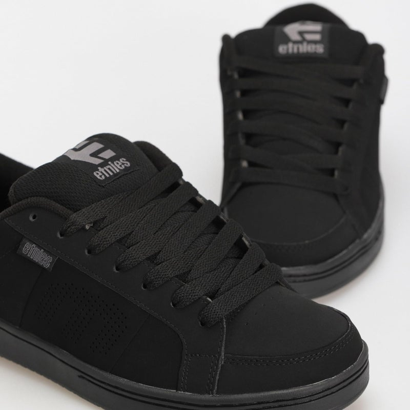 Etnies حذاء التزلج للرجال من إتنيز كينغ بن الكلاسيكي المريح والمتين مع نعل داخلي من EVA مقطوع بالليزر - أسود/أسود - 7.5 - Image 3