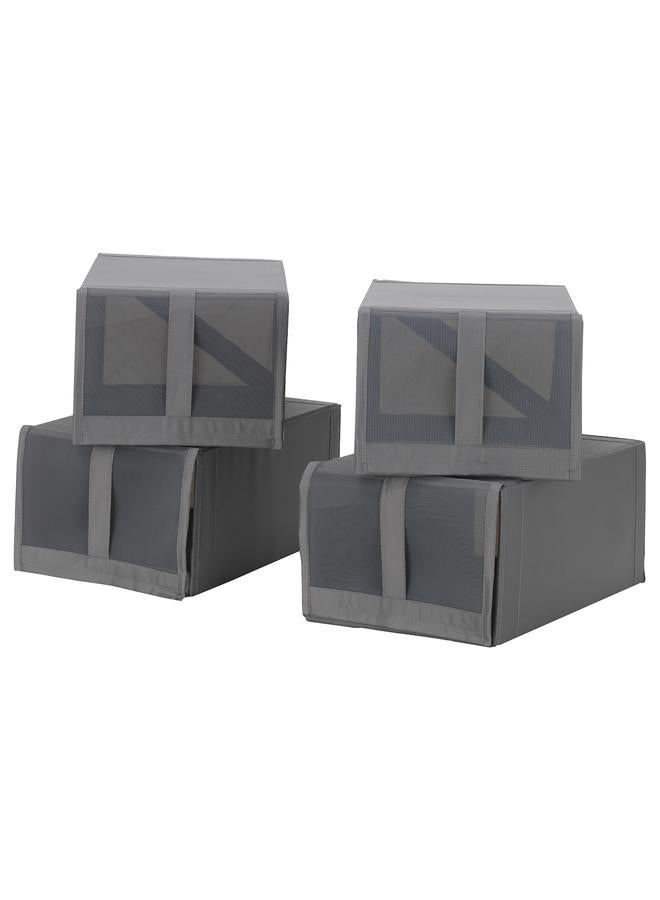 Green Tiger Shoe box, dark grey, 22x34x16 cm - Image 1