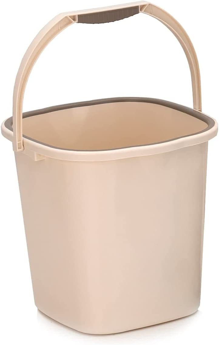 LANKESH ENTERPRISE Strong Plastic Rimmy Bucket Mug Bathroom Set for Kitchen Bathroom Grey 18 Liter - Image 5