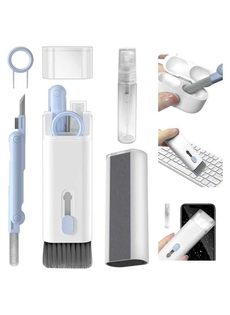 HEXABEX - 7 in 1 Portable Multifunctional Cleaning Kit with Pen for Earbud Keyboard Laptop Mobile - Image 1