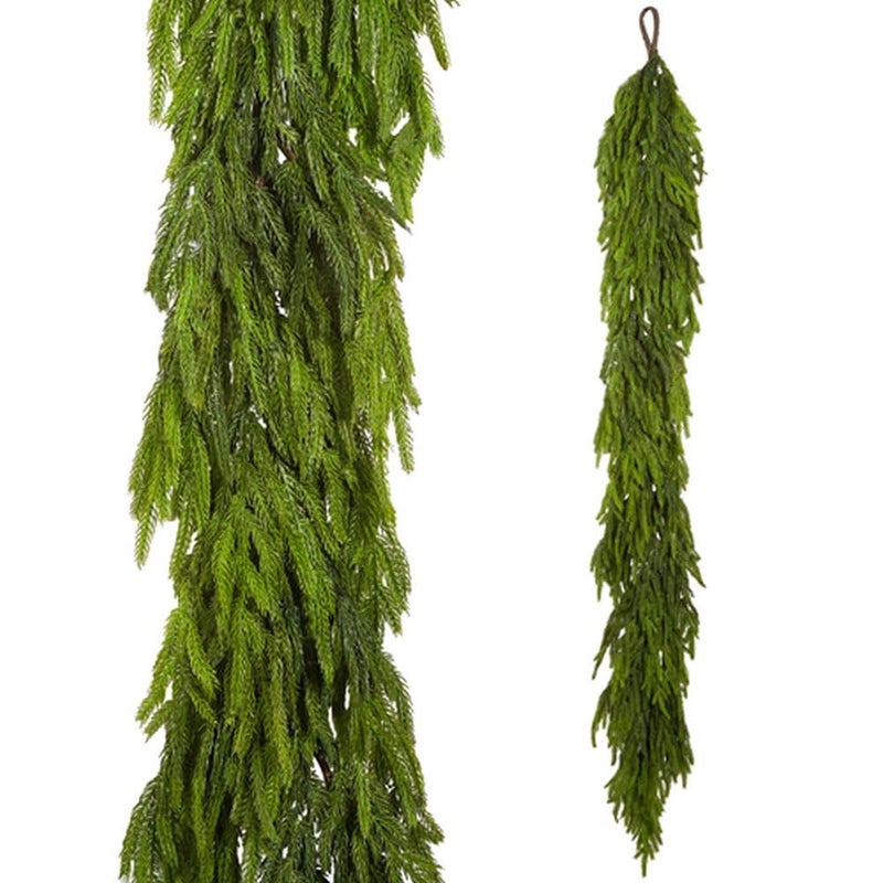 Raz Imports 2024 Greenery 6 Cedar Garland G4441754
